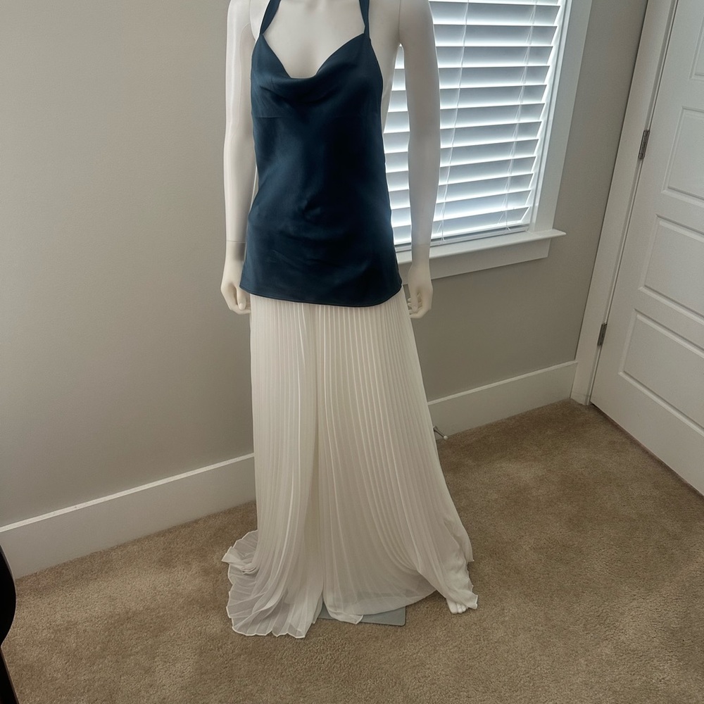 Badgley Mischka Runway Pleated Dramatic Pants, Size 8, NWOT